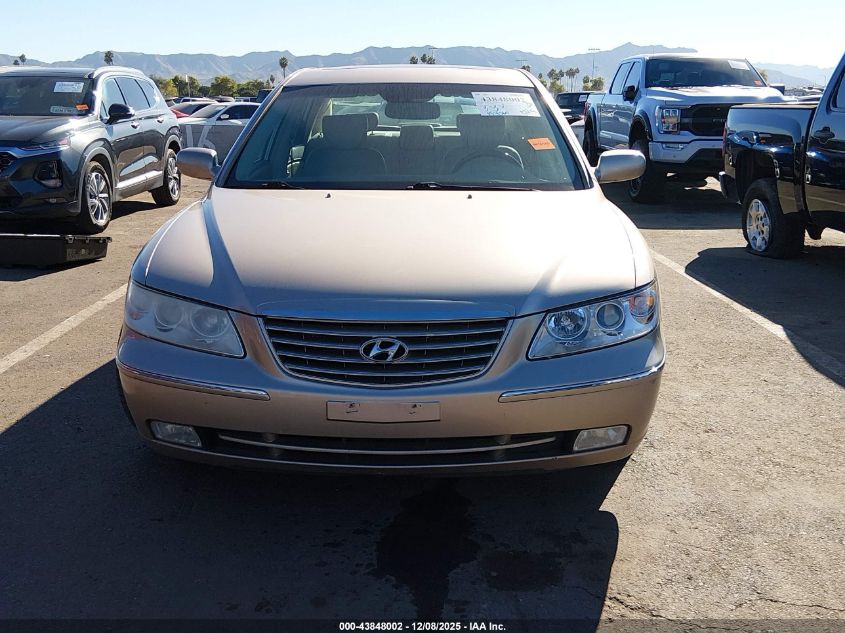 2006 Hyundai Azera Limited/Se VIN: KMHFC46F26A102287 Lot: 43848002