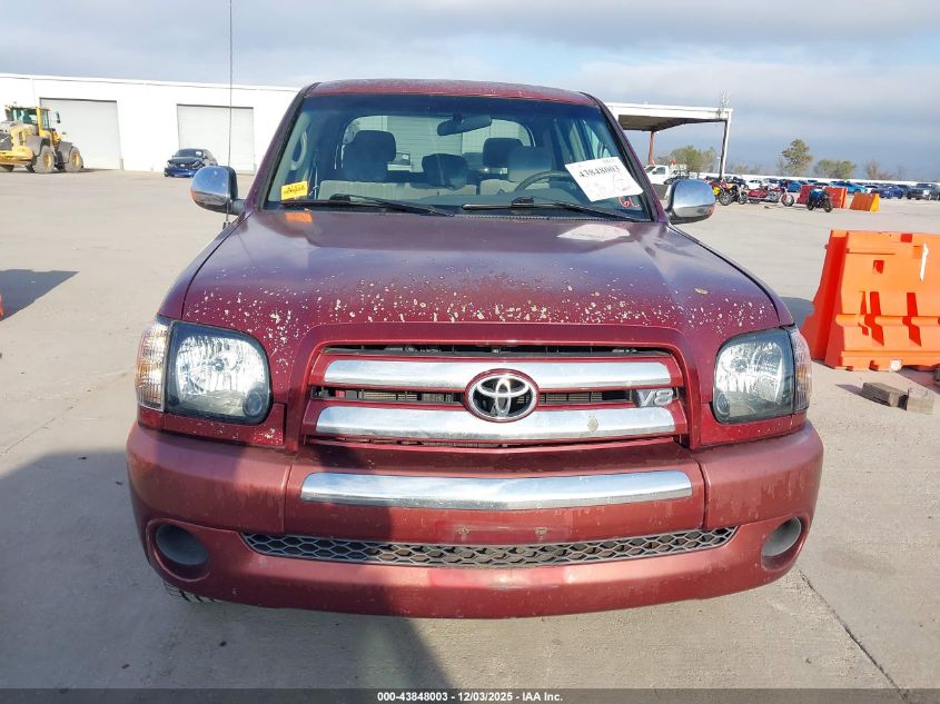 2006 Toyota Tundra Sr5 V8 VIN: 5TBET341X6S559166 Lot: 43848003