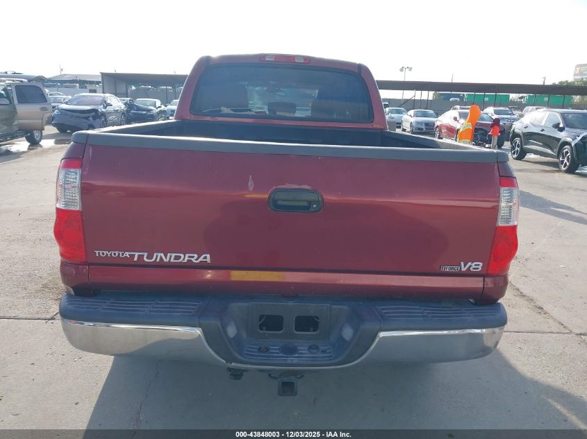 2006 Toyota Tundra Sr5 V8 VIN: 5TBET341X6S559166 Lot: 43848003