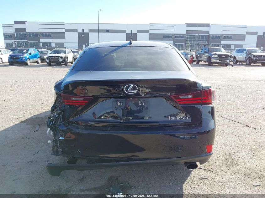 2015 Lexus Is 250 VIN: JTHBF1D26F5056298 Lot: 43848006