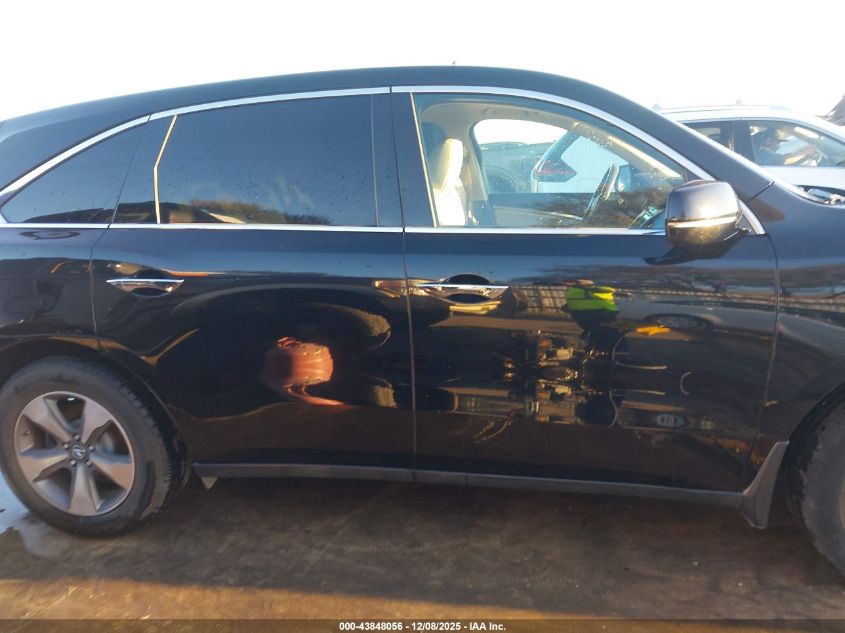 2016 Acura Mdx Acurawatch Plus Package VIN: 5FRYD3H21GB008603 Lot: 43848056