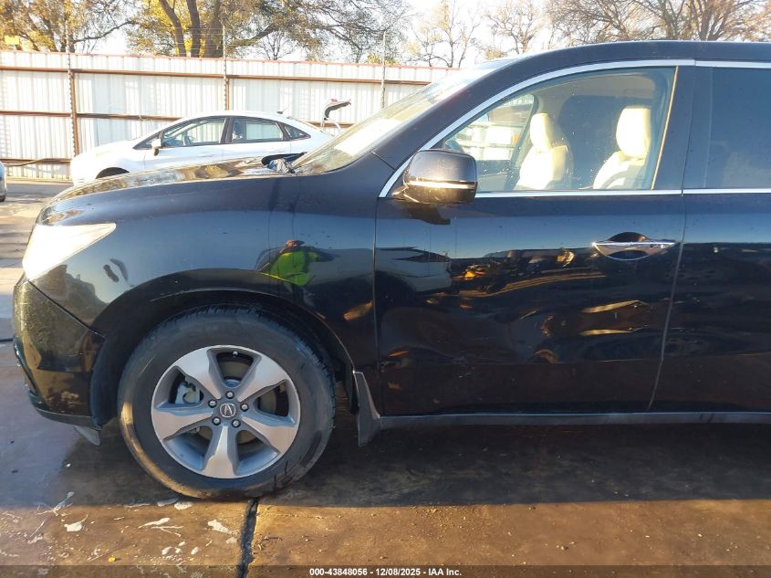 2016 Acura Mdx Acurawatch Plus Package VIN: 5FRYD3H21GB008603 Lot: 43848056