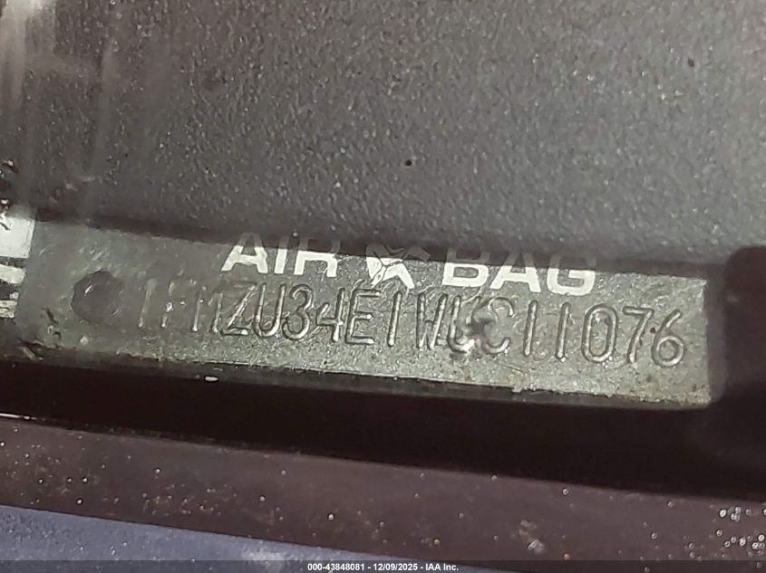 1998 Ford Explorer Eddie Bauer/Limited/Xl/Xlt VIN: 1FMZU34E1WUC11076 Lot: 43848081