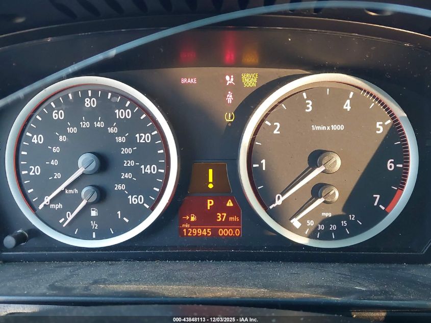 2007 BMW 550I VIN: WBANB53507CP07979 Lot: 43848113