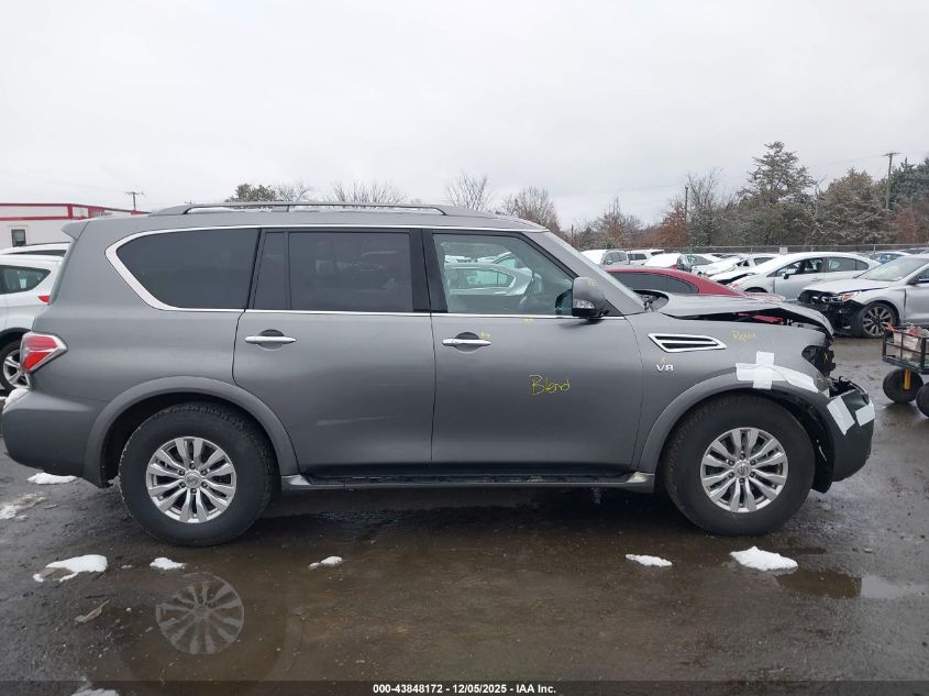 2017 Nissan Armada Sv VIN: JN8AY2NC7H9511003 Lot: 43848172