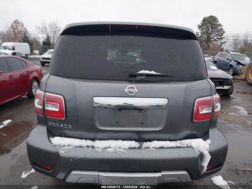 2017 Nissan Armada Sv VIN: JN8AY2NC7H9511003 Lot: 43848172