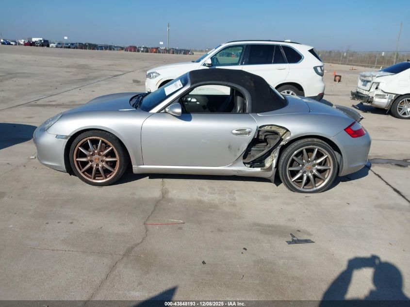 2006 Porsche Boxster VIN: WP0CA29886U712157 Lot: 43848193