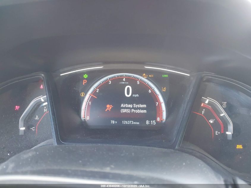 2019 Honda Civic Sport VIN: SHHFK7H41KU419899 Lot: 43848206