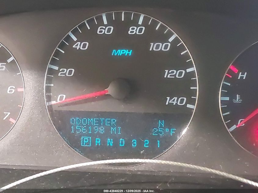 2009 Chevrolet Impala Ltz VIN: 2G1WU57M691188229 Lot: 43848229