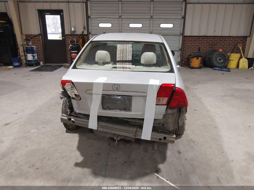 2004 Honda Civic Lx VIN: JHMES16554S002442 Lot: 43848233