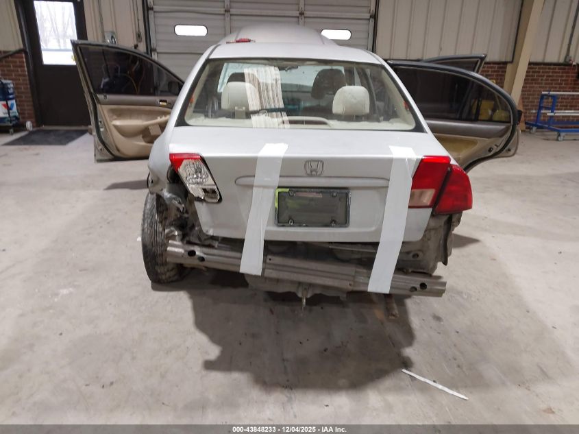 2004 Honda Civic Lx VIN: JHMES16554S002442 Lot: 43848233