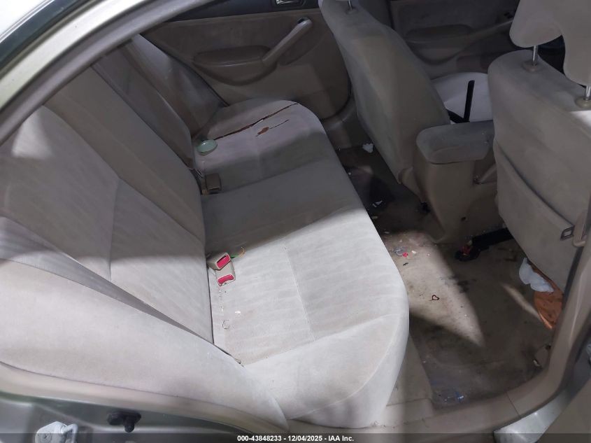 2004 Honda Civic Lx VIN: JHMES16554S002442 Lot: 43848233