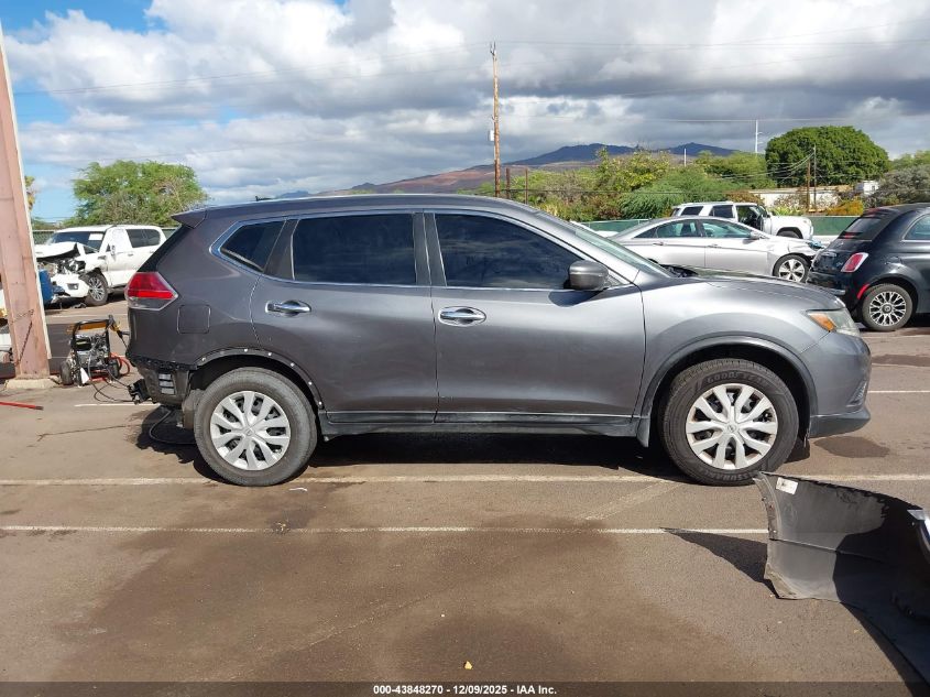 2015 Nissan Rogue S VIN: 5N1AT2MTXFC926274 Lot: 43848270