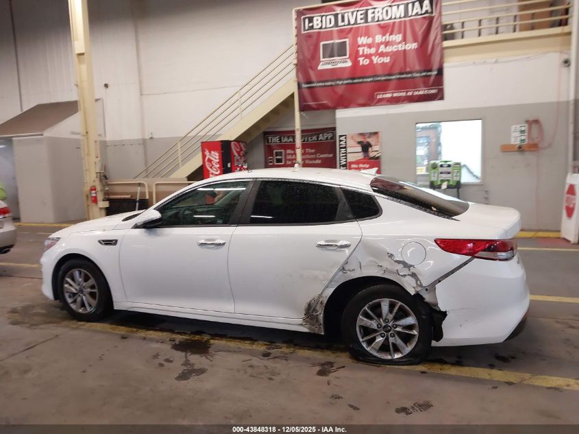 2016 Kia Optima Lx VIN: KNAGT4L37G5091328 Lot: 43848318