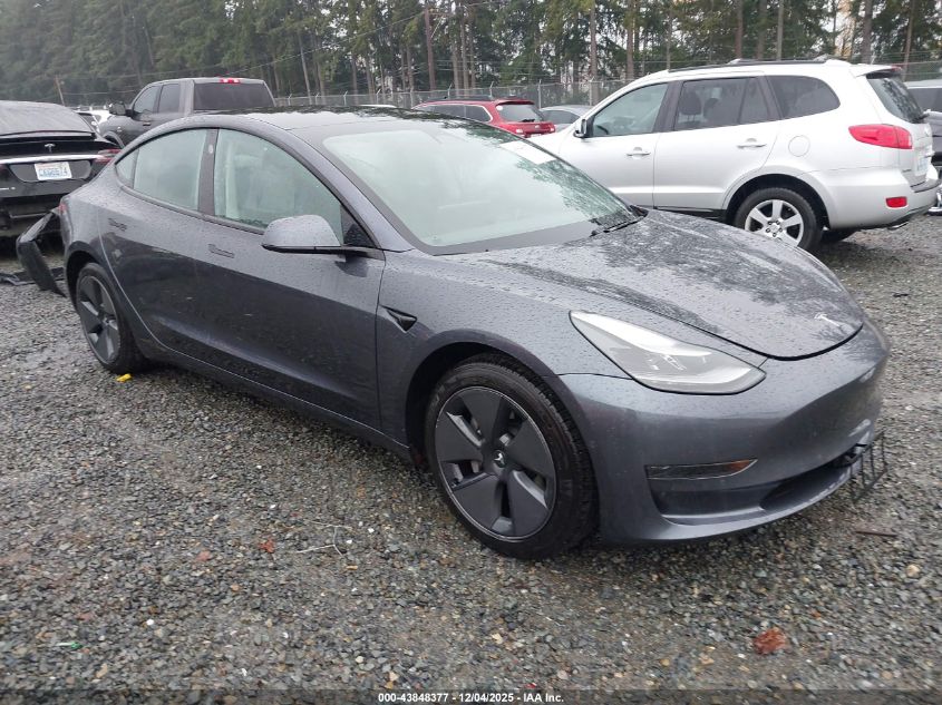 TESLA MODEL 3 STANDARD RANGE PLUS REAR-WHEEL DRIVE