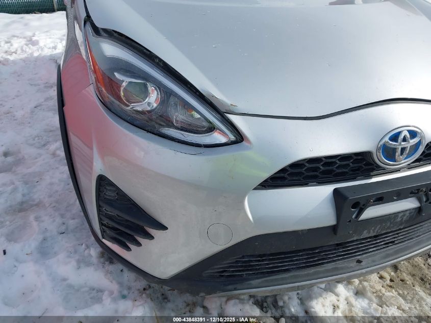 2018 Toyota Prius C Two VIN: JTDKDTB30J1601457 Lot: 43848391