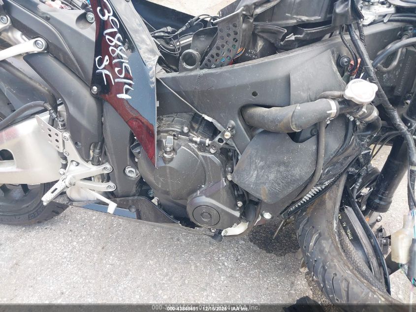 2015 Honda Cbr600 Rr VIN: JH2PC4003FK800874 Lot: 43848451