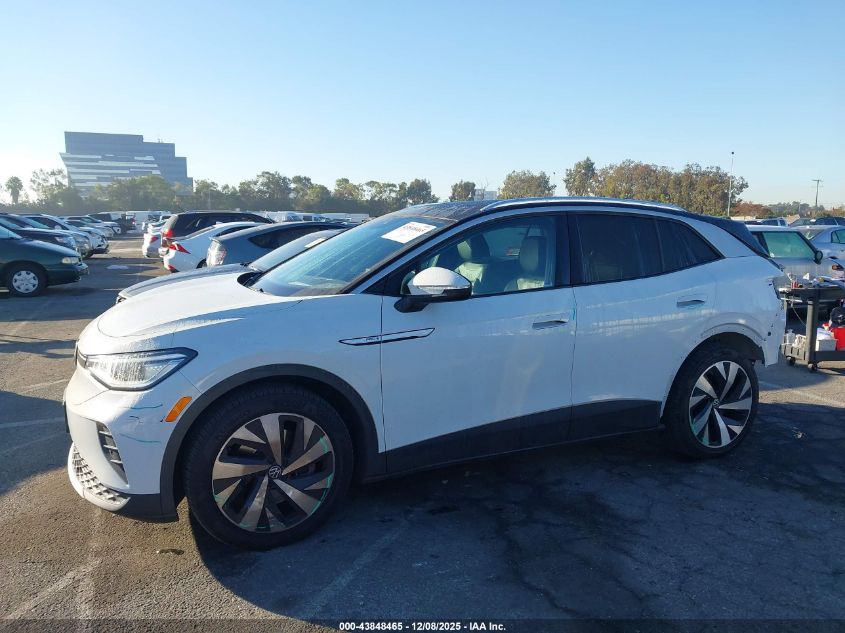 2021 Volkswagen Id.4 Pro S VIN: WVGKMPE23MP062548 Lot: 43848465