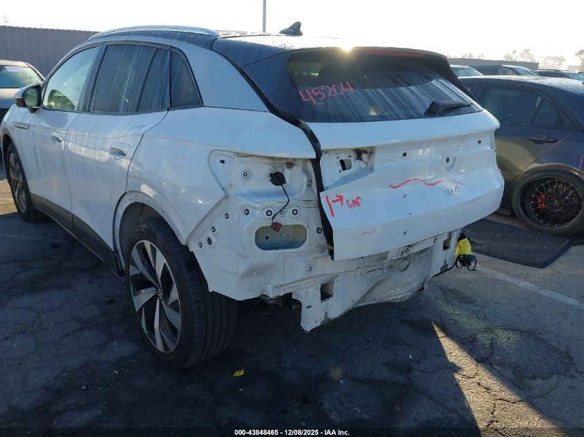 2021 Volkswagen Id.4 Pro S VIN: WVGKMPE23MP062548 Lot: 43848465