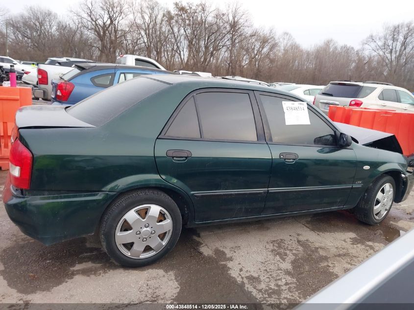 2002 Mazda Protege Dx/Es/Lx VIN: JM1BJ225X21606770 Lot: 43848514