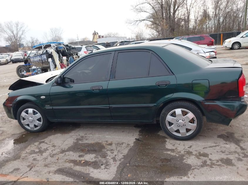 2002 Mazda Protege Dx/Es/Lx VIN: JM1BJ225X21606770 Lot: 43848514