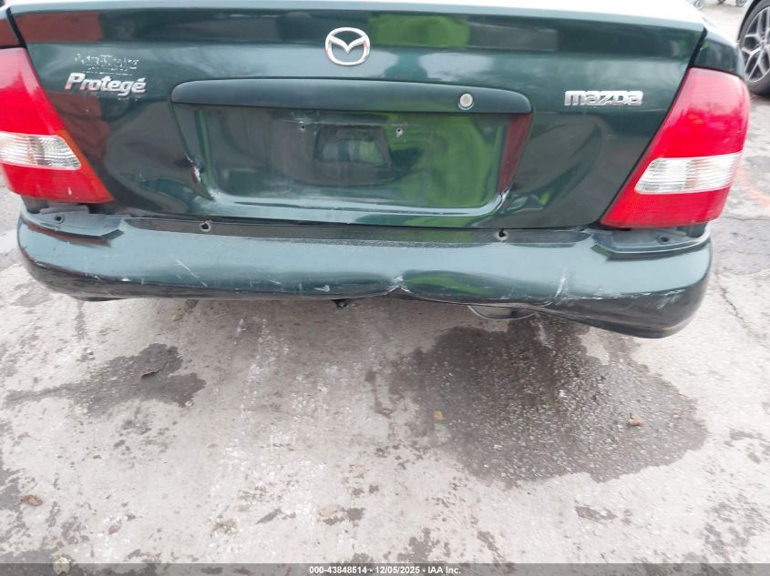 2002 Mazda Protege Dx/Es/Lx VIN: JM1BJ225X21606770 Lot: 43848514