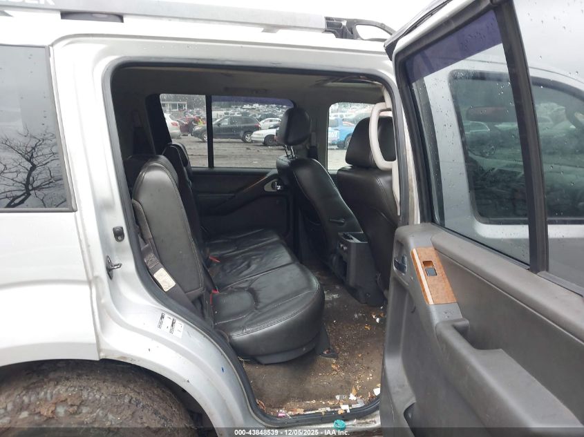 2006 Nissan Pathfinder Le VIN: 5N1AR18W96C631132 Lot: 43848539