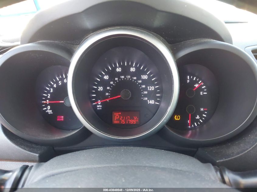 2013 Kia Soul + VIN: KNDJT2A63D7539476 Lot: 43848548