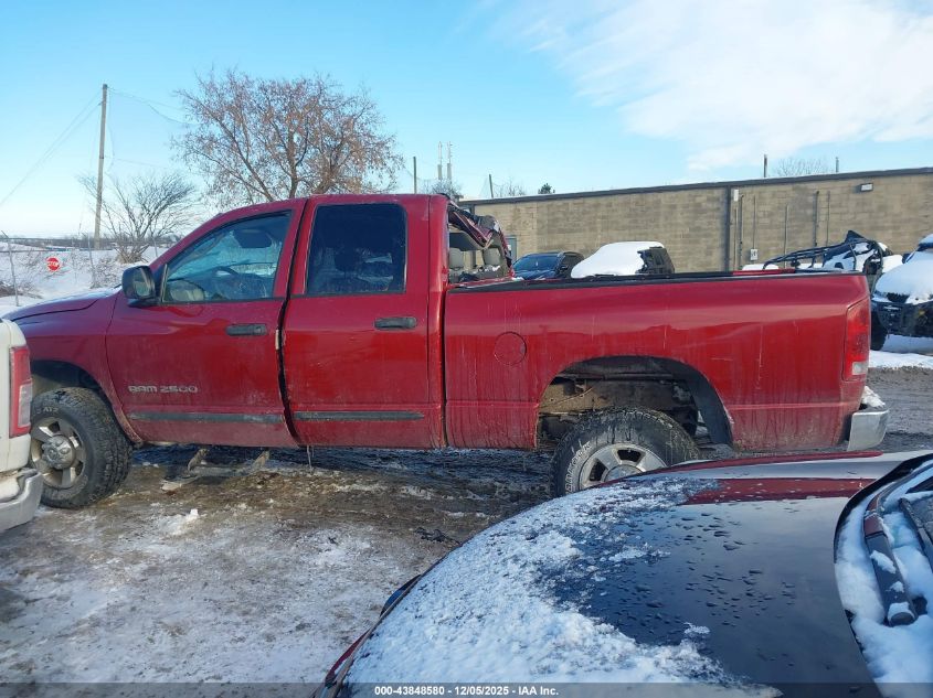 2006 Dodge Ram 2500 Slt/Trx4 Off Road/Sport/Power Wagon VIN: 3D7KS28D56G101275 Lot: 43848580