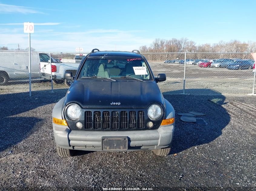 2005 Jeep Liberty Sport VIN: 1J4GL48K75W653068 Lot: 43848583