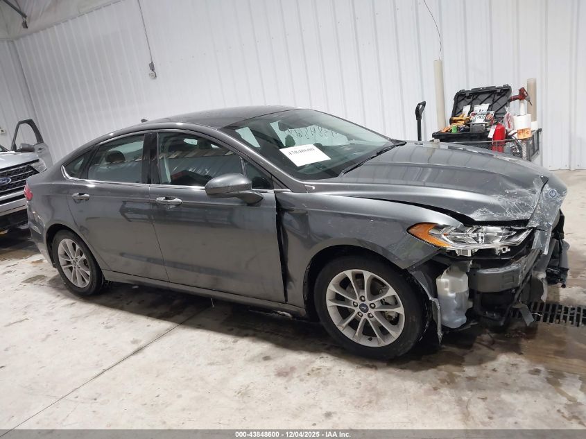 2020 Ford Fusion Se VIN: 3FA6P0HD7LR170573 Lot: 43848600