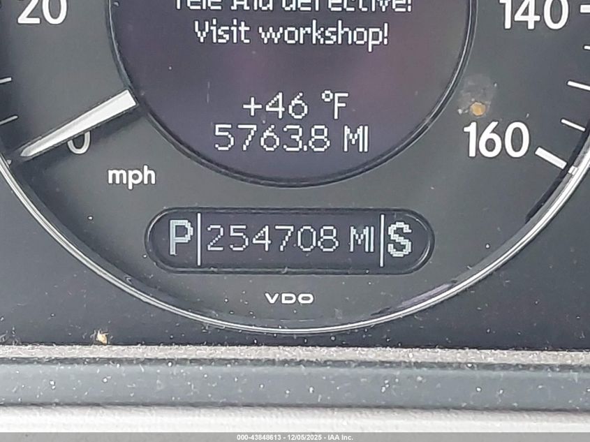 2003 Mercedes-Benz E 500 VIN: WDBUF70J43A097394 Lot: 43848613