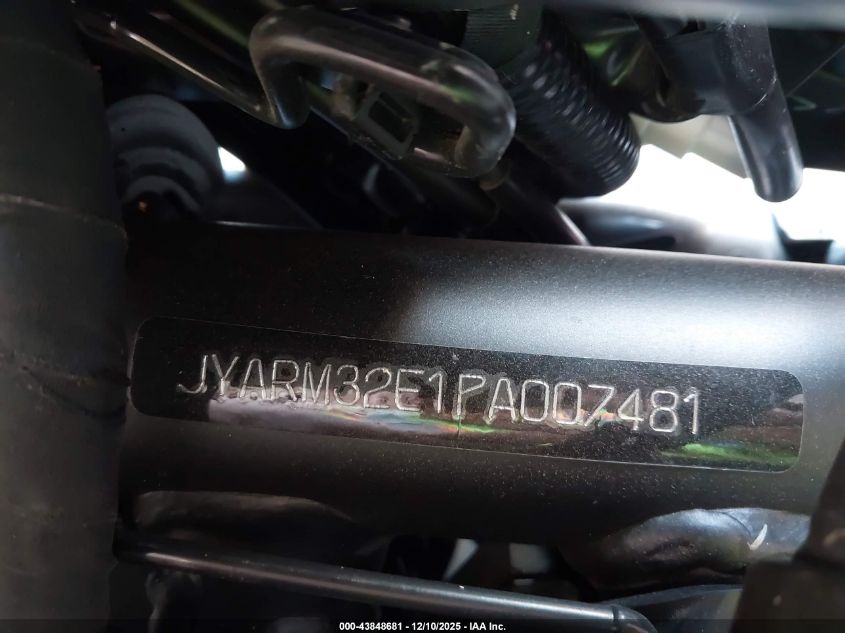 2023 Yamaha Mt07 VIN: JYARM32E1PA007481 Lot: 43848681