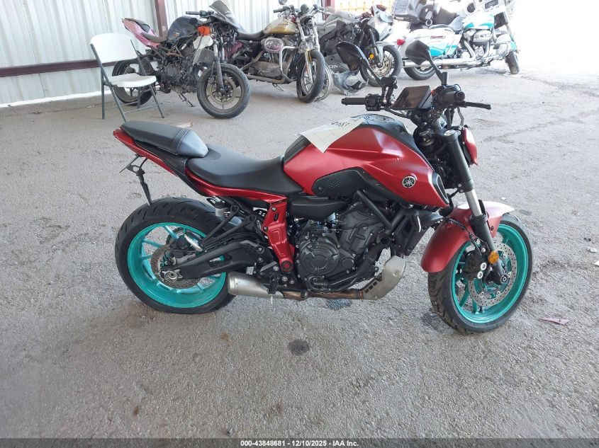 2023 Yamaha Mt07 VIN: JYARM32E1PA007481 Lot: 43848681