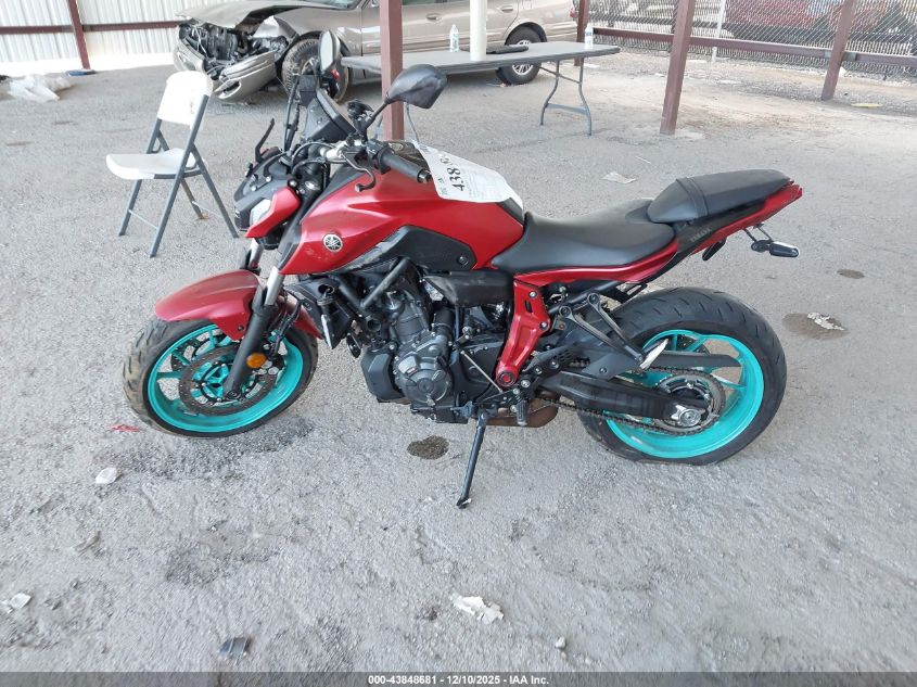 2023 Yamaha Mt07 VIN: JYARM32E1PA007481 Lot: 43848681