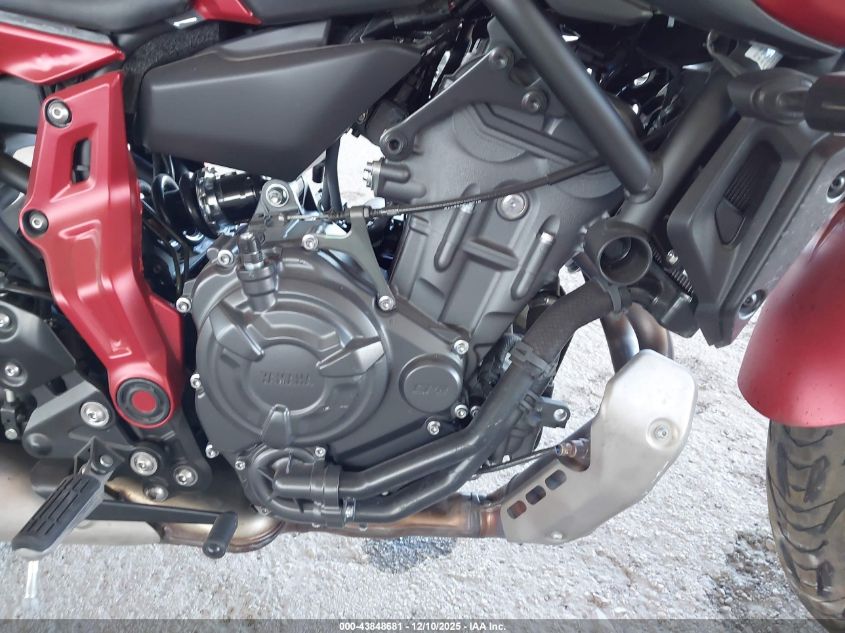 2023 Yamaha Mt07 VIN: JYARM32E1PA007481 Lot: 43848681