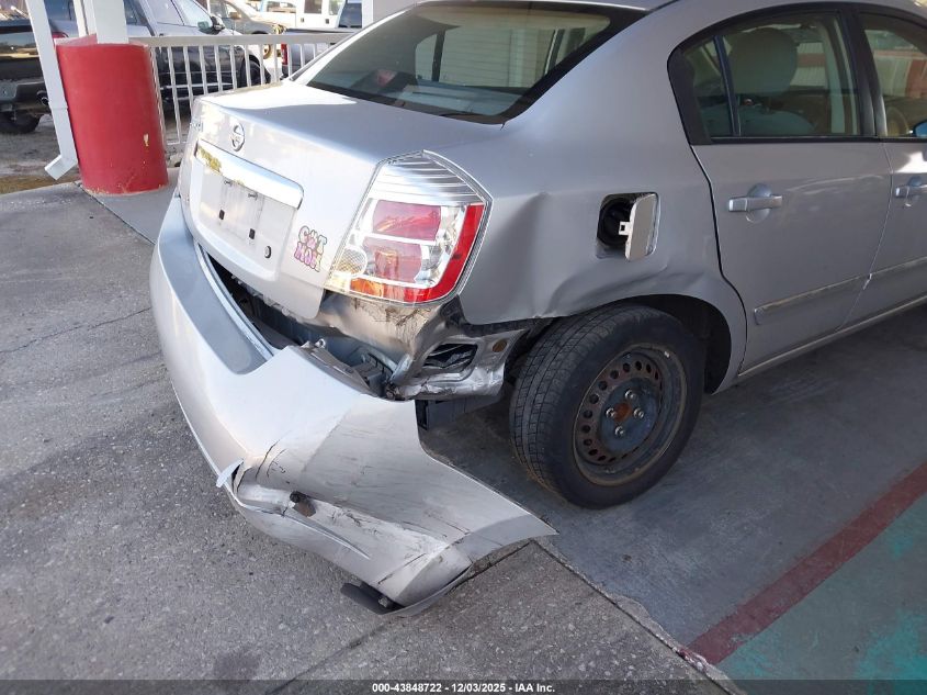 2010 Nissan Sentra 2.0S VIN: 3N1AB6AP7AL667197 Lot: 43848722