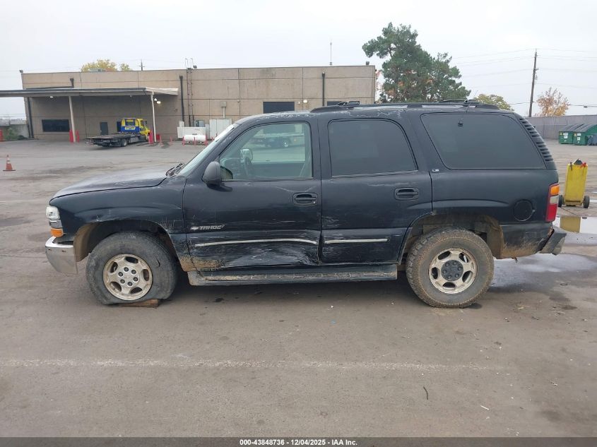 2001 Chevrolet Tahoe Ls VIN: 1GNEK13T01J163536 Lot: 43848736