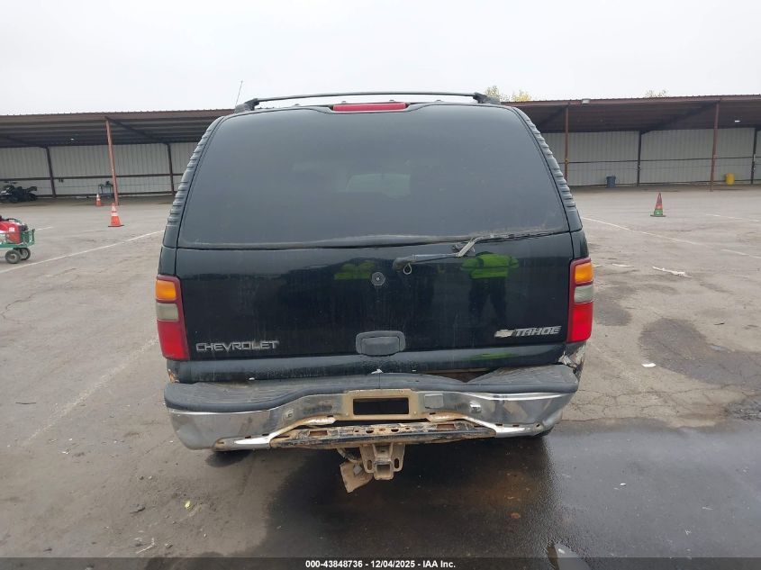 2001 Chevrolet Tahoe Ls VIN: 1GNEK13T01J163536 Lot: 43848736