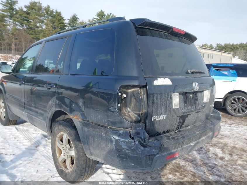 2006 Honda Pilot Ex-L VIN: 2HKYF18536H523371 Lot: 43848782