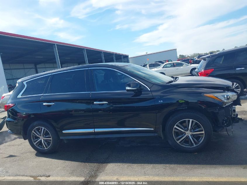 2019 Infiniti Qx60 Pure VIN: 5N1DL0MM8KC533734 Lot: 43848893