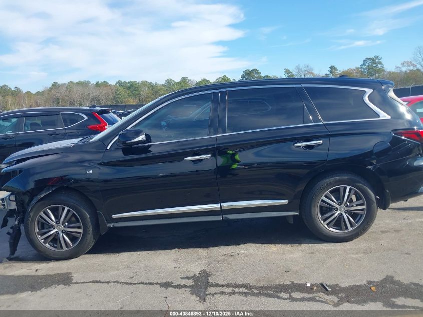 2019 Infiniti Qx60 Pure VIN: 5N1DL0MM8KC533734 Lot: 43848893