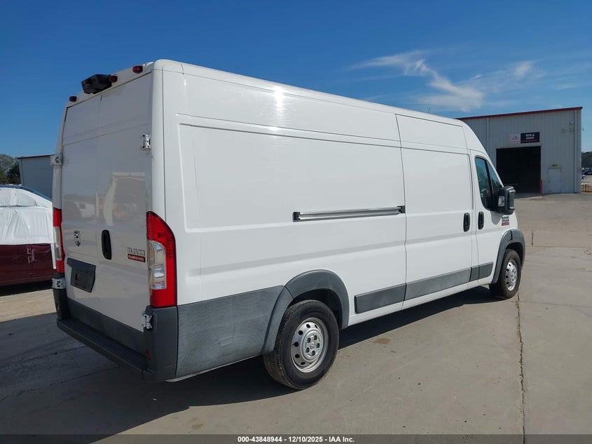Vin: 3c6urvjg9he545687, lot: 44344447, ram promaster 3500 cargo van high roof 159 wb ext 20174