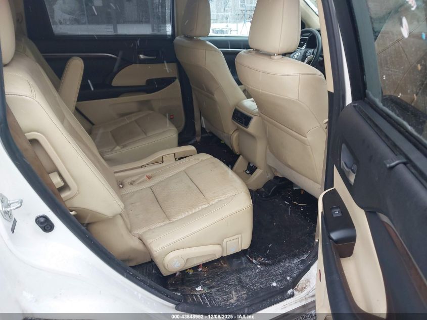 2014 Toyota Highlander Limited V6 VIN: 5TDDKRFH5ES044223 Lot: 43848952