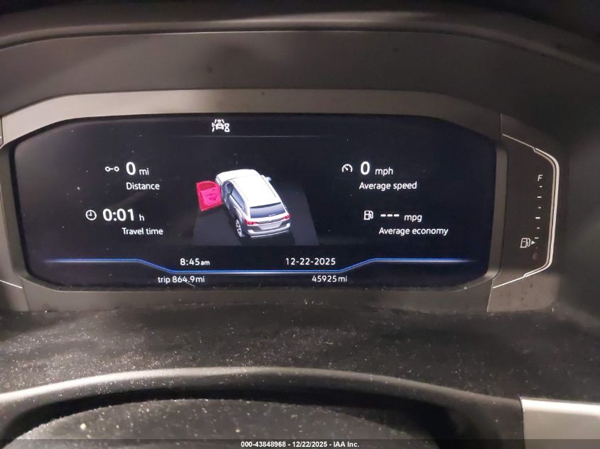 2022 Volkswagen Atlas 2.0T Se W/Technology VIN: 1V2KP2CA9NC560611 Lot: 43848968