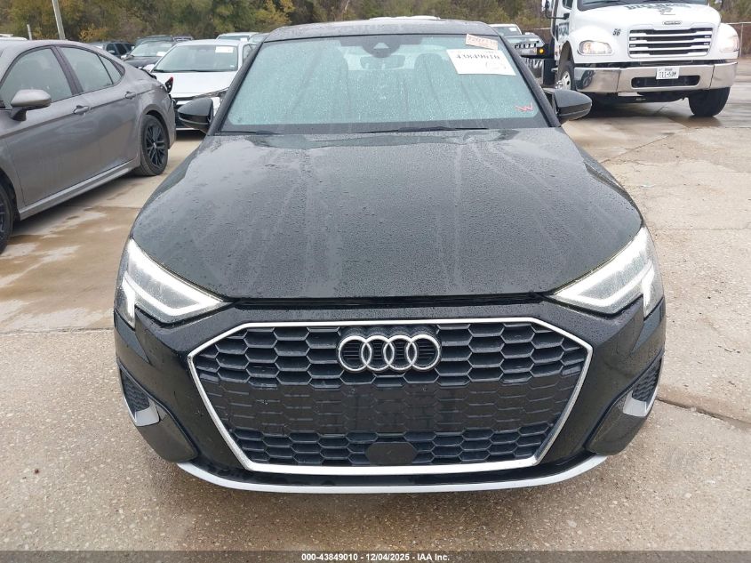 2023 Audi A3 Premium 40 Tfsi Front-Wheel Drive S Tronic VIN: WAUAUDGY9PA119291 Lot: 43849010