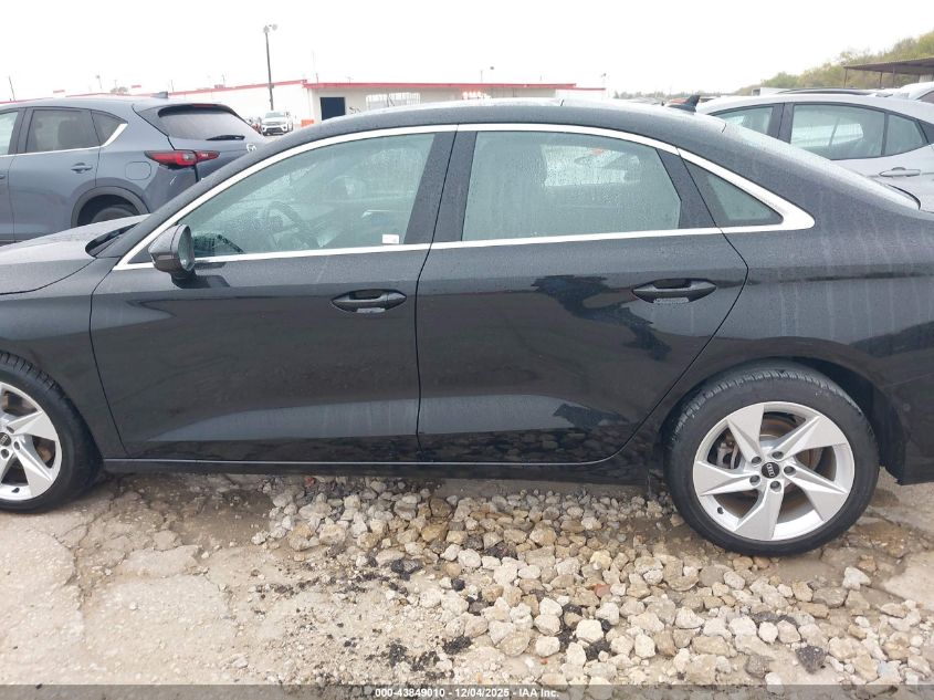 2023 Audi A3 Premium 40 Tfsi Front-Wheel Drive S Tronic VIN: WAUAUDGY9PA119291 Lot: 43849010