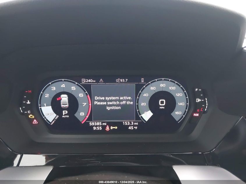 2023 Audi A3 Premium 40 Tfsi Front-Wheel Drive S Tronic VIN: WAUAUDGY9PA119291 Lot: 43849010