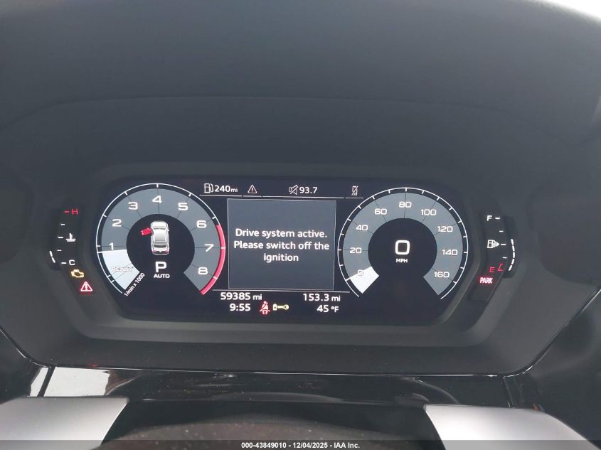 2023 Audi A3 Premium 40 Tfsi Front-Wheel Drive S Tronic VIN: WAUAUDGY9PA119291 Lot: 43849010