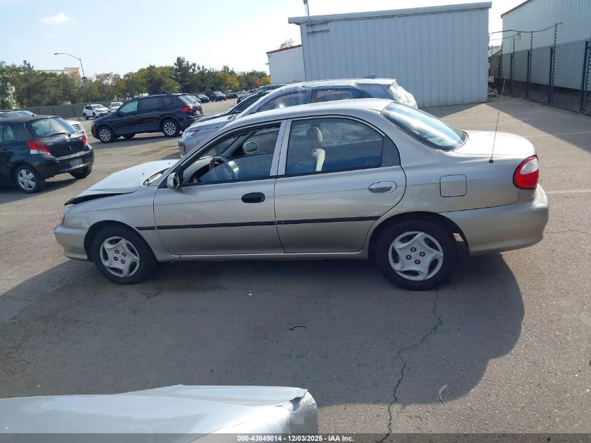 2000 Kia Sephia Ls/Ls W/Power Pkg VIN: KNAFB1212Y5875236 Lot: 43849014